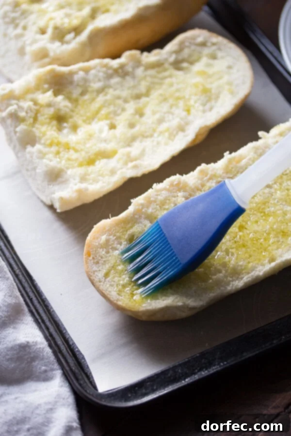 Close-up of baked Santa Fe French Bread Pizza with melted cheese and fresh toppings