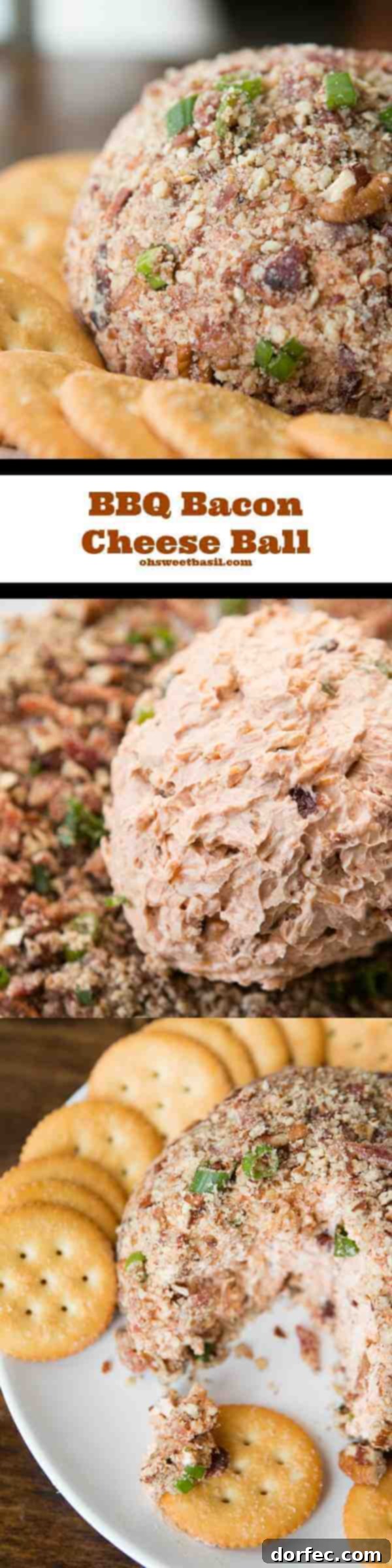 Another view of the irresistible BBQ Bacon Cheese Ball