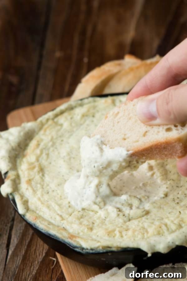 Our favorite creamy and delicious Artichoke Dip recipe