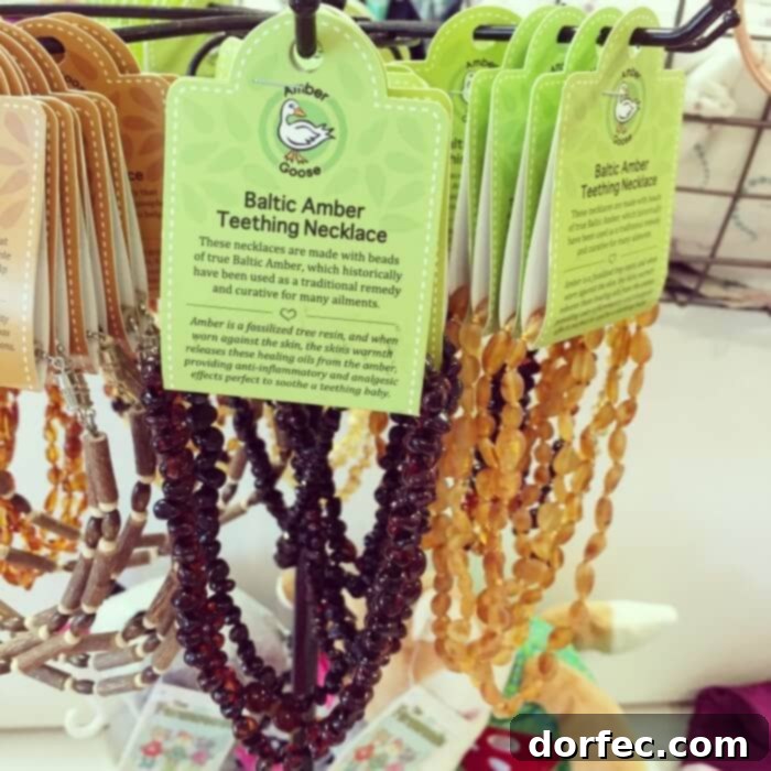Amber Teething Necklace from The Baby Cubby - Review and Thoughts
