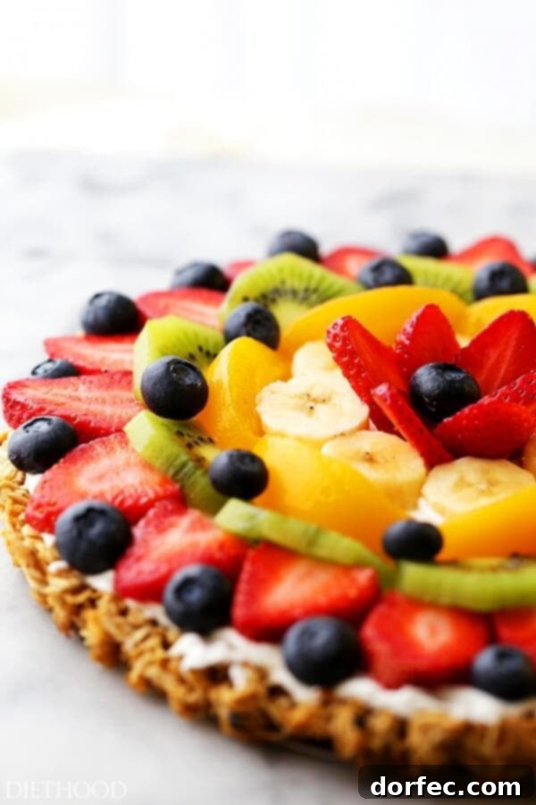 Breakfast Fruit Pizza from Diethood - Recipe Inspiration