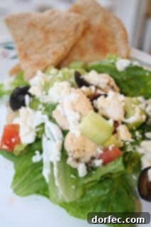 Taste of Greece Salad 2 Greek Salad with creamy yogurt dressing