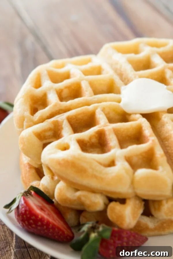 The ultimate buttermilk waffle recipe, tested and perfected for crispy, fluffy results.