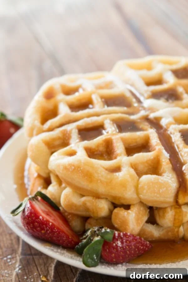 Exploring the perfect balance of buttermilk and heavy cream for the ultimate waffle texture.