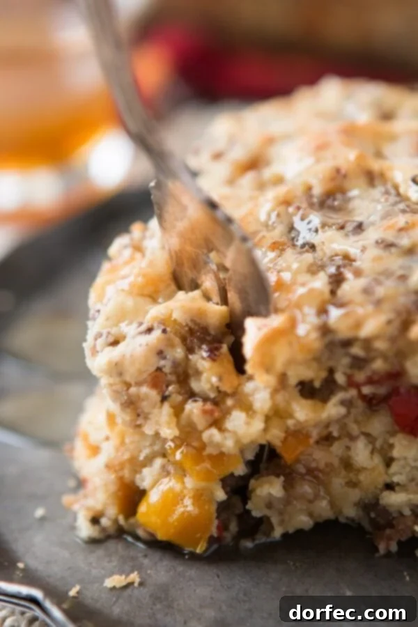 Golden-Baked Southern Sausage Breakfast Cake Another view of the Southern Sausage Breakfast Cake, emphasizing the perfect golden crust and the wholesome ingredients within, inviting a taste of this savory breakfast masterpiece.