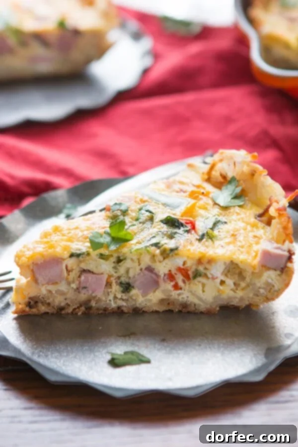 Golden hash browns make a great crust for this hash browns ham frittata! Serve as is or with hot sauce for a spicy little pop! low-carb Golden hash browns make a great crust for this hash browns ham frittata! Serve as is or with hot sauce for a spicy little pop! low-carb