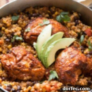 One skillet fiesta chicken and rice ohsweetbasil.com