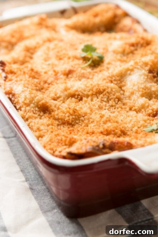 Creamy, gooey, and totally awesome Chicken Cordon Bleu Lasagna, a perfect comfort food dish.