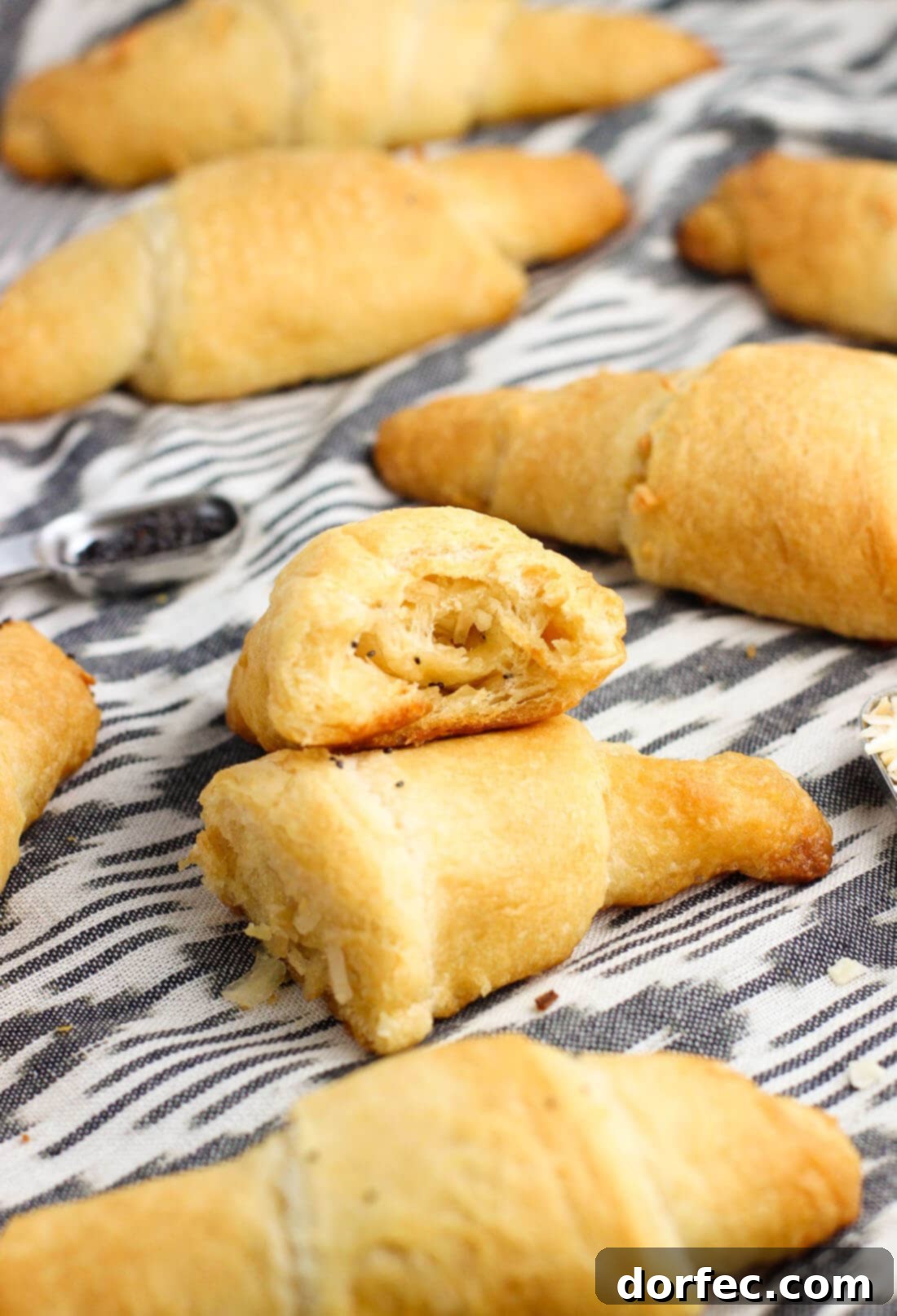 Quick Onion Crescent Rolls
