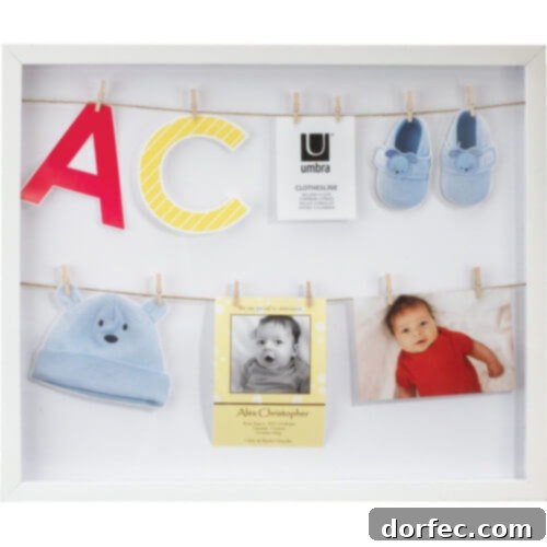 The Best Mother's Day Gifts 4 Umbra Clothesline Shadowbox Wall Frame for Cherished Photos