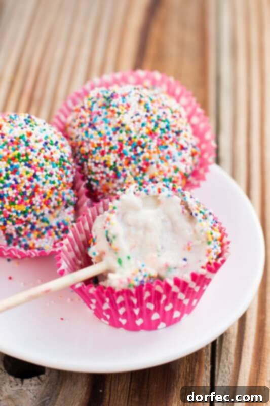 Cake batter ice cream balls ohsweetbasil.com