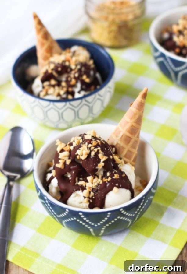 Deconstructed Drumstick Ice Cream Sundae from mysequinedlife.com