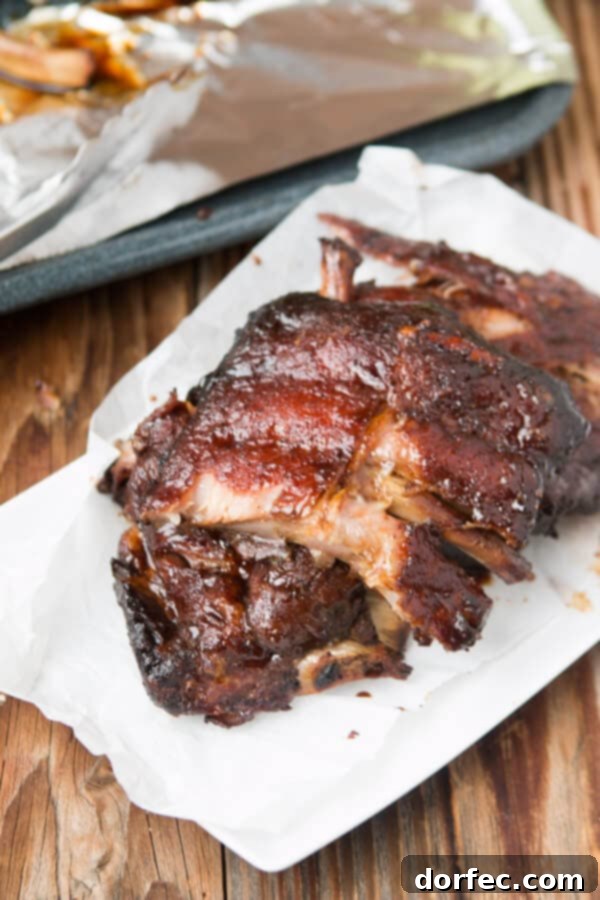 Fall-Off-The-Bone Blackberry Hoisin Ribs 5 We loooove these slow cooker asian sticky ribs ohsweetbasil.com