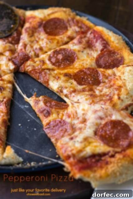 The perfect recipe for classic pepperoni pizza, tasting better than takeout or delivery
