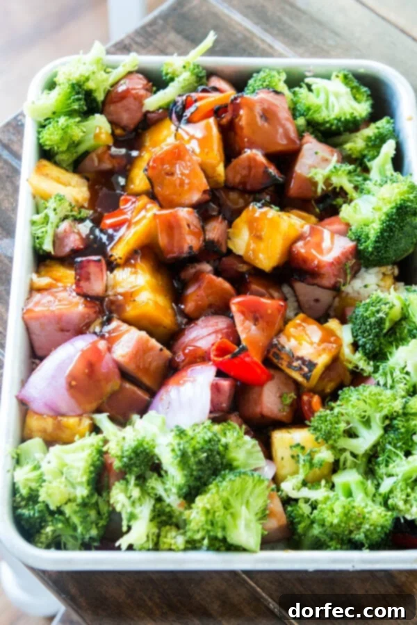 Summer comes and goes faster than any other season and suddenly you're back to school shopping. Not this year with Hawaiian Ham and Pineapple Casserole. Summer comes and goes faster than any other season and suddenly you're back to school shopping. Not this year with Hawaiian Ham and Pineapple Casserole. ohsweetbasil.com