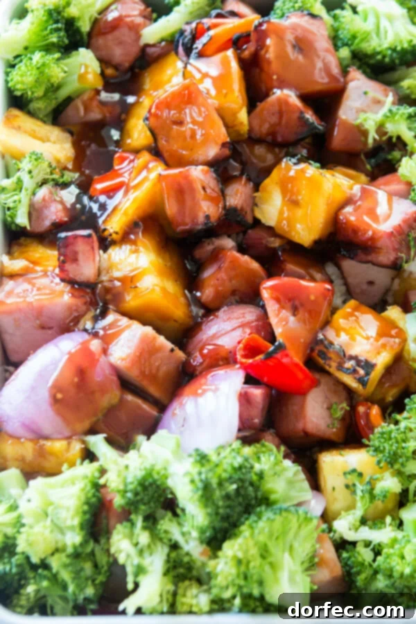 Summer comes and goes faster than any other season and suddenly you're back to school shopping. Not this year with Hawaiian Ham and Pineapple Casserole. Summer comes and goes faster than any other season and suddenly you're back to school shopping. Not this year with Hawaiian Ham and Pineapple Casserole. ohsweetbasil.com
