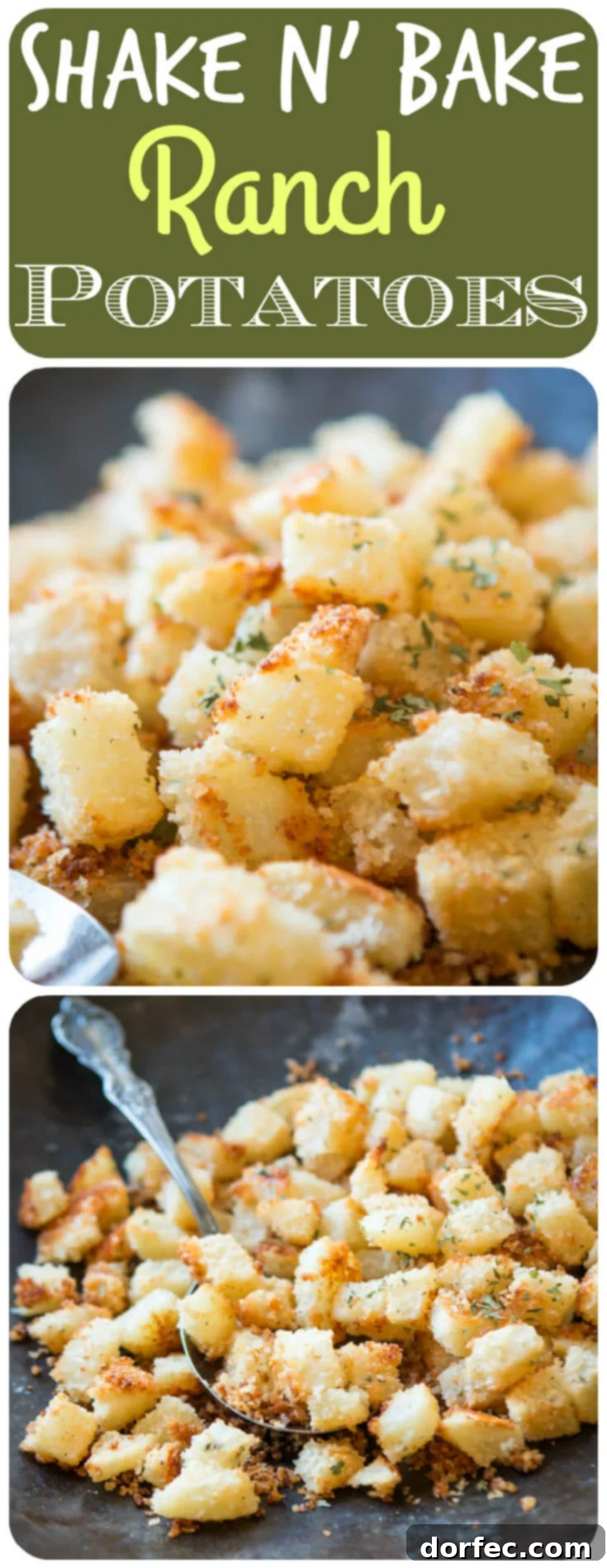 Deliciously crispy, cheesy, and ranch-flavored potatoes – the perfect side dish for any meal. Learn how to make Shake N Bake Ranch Potatoes!