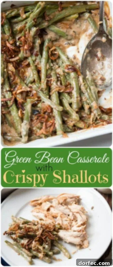 We all grew up on green bean casserole with cream of mushroom soup, but it's time to kick things up with Heritage Green Bean Casserole with Crispy Shallots.. ohsweetbasil.com