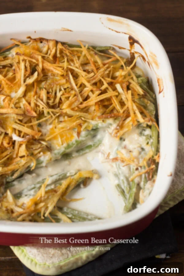 Green Bean casserole that everyone from your littlest child to Grandma will love ohsweetbasil