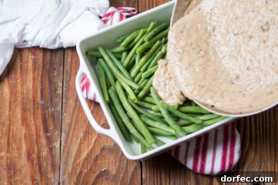 We all grew up on green bean casserole with cream of mushroom soup, but it's time to kick things up with Heritage Green Bean Casserole with Crispy Shallots. ohsweetbasil.com