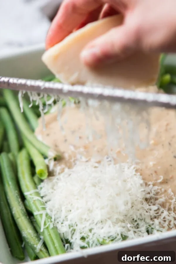 We all grew up on green bean casserole with cream of mushroom soup, but it's time to kick things up with Heritage Green Bean Casserole with Crispy Shallots. ohsweetbasil.com