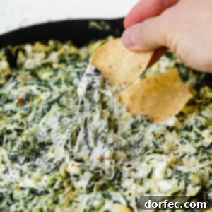 Cheesy Spinach Artichoke Dip