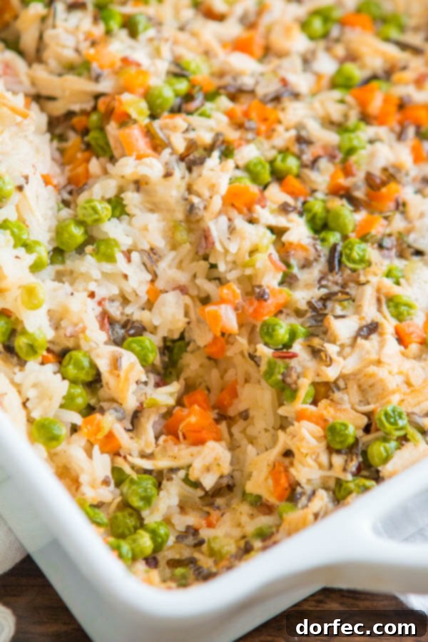 Milton's copycat creamy chicken with white and wild rice casserole is an easy, freezer-friendly meal. Oh Sweet Basil