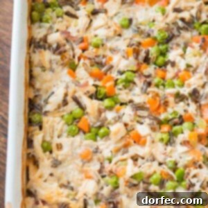 Milton's copycat creamy chicken with white and wild rice casserole is an easy, freezer-friendly meal. Oh Sweet Basil