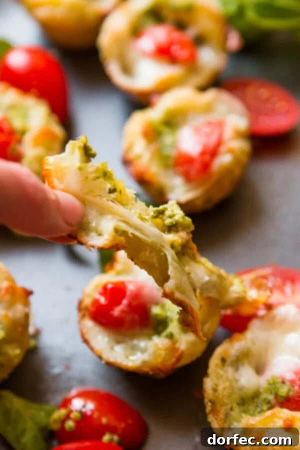 I don't know about you, but I adore appetizers, especially around the holidays. We make these 20 minute cheesy pesto tarts all the time! ohsweetbasil.com