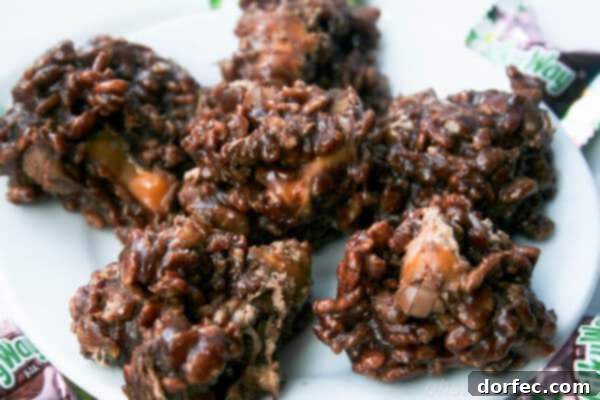 Milky Way Nutella Rice Krispies treats, a sweet variation.