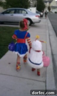 Close up of a child in a Twink sprite costume.
