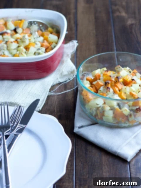 Autumnal Root Vegetable Bake