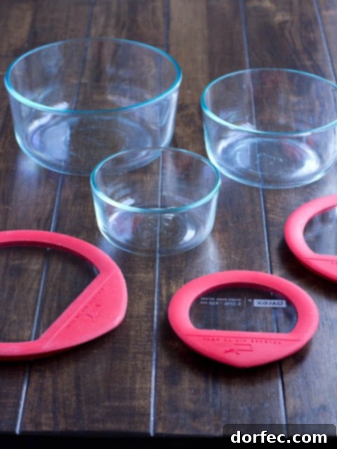 Pyrex Dishes for Community Meals
