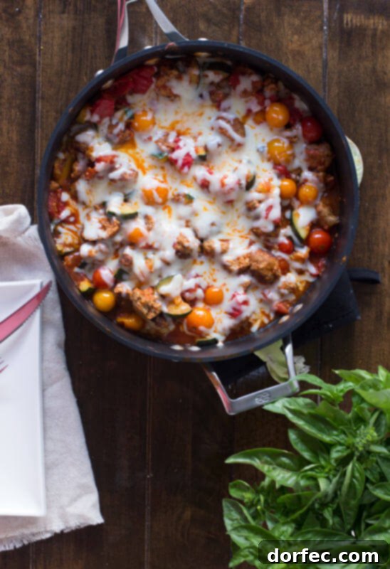 Easy-way-to-use-up-that-bursting-garden-a-cheesy-garden-skillet-Plus-it-can-be-made-with-turkey-meatballs-vegetarian-for-meatlessmonday-or-vegan-ohsweetbasil.com-4