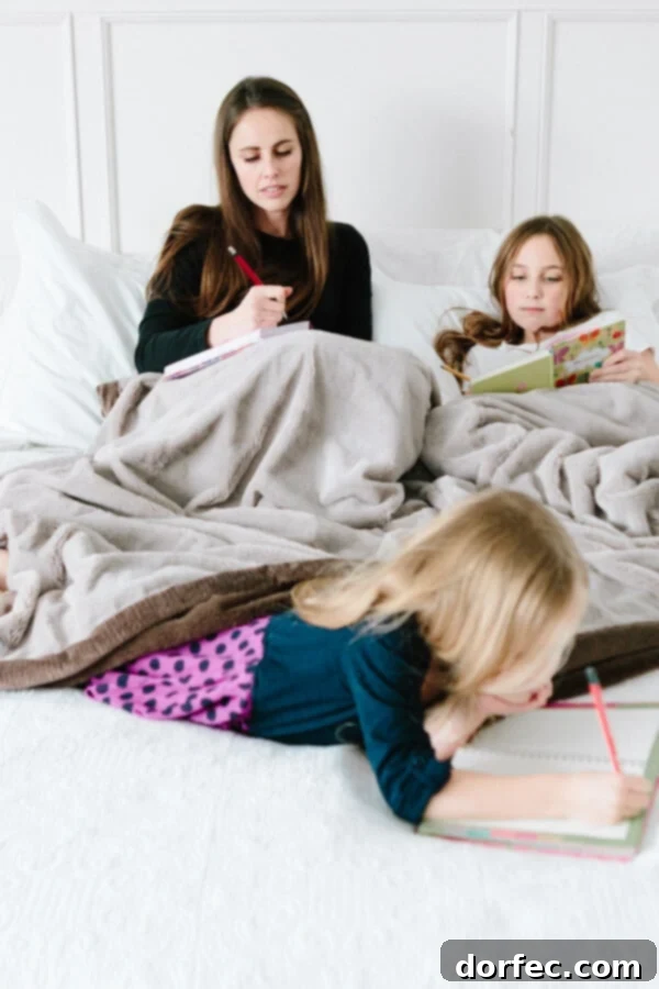 The Most Memorable Gifts of My 2017 5 Saranoni blanket, the coziest luxury throw for family snuggles, as recommended by ohsweetbasil.com
