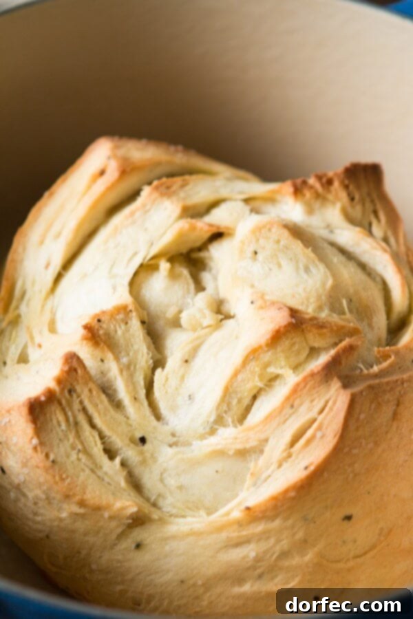 The Most Memorable Gifts of My 2017 6 Dutch oven bread blossom! So, so good! ohsweetbasil.com