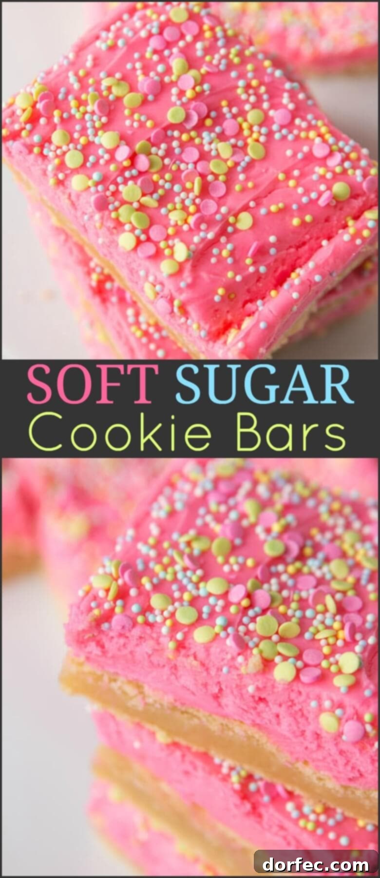 Freshly Frosted Sugar Cookie Bars It took us a few years to be ready to share our favorite soft sugar cookie bars recipe because it had to be perfectly soft and perfectly delicious. ohsweetbasil.com