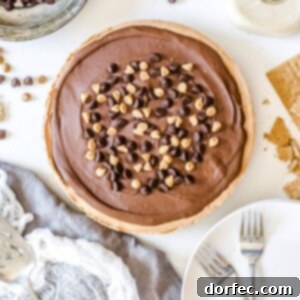 Dreamy No-Bake Peanut Butter Nutella Cheesecake 2 Easy No-Bake Peanut Butter Nutella Cheesecake