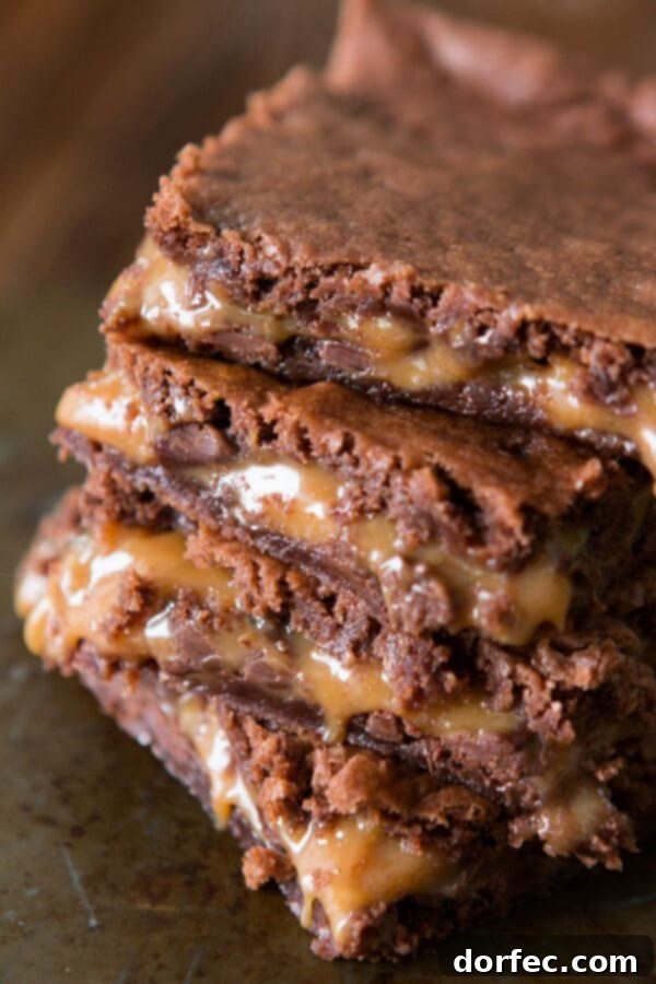 Original Caramel Brownie Recipe The FIRST recipe for caramel brownies and don't be tempted to use substitutes ohsweetbasil.comm