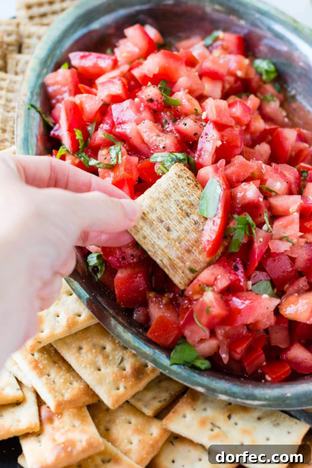 Classic Bruschetta Appetizer Recipe: The perfect way to use summer tomatoes or impress holiday guests. Classic Bruschetta Appetizer Recipe: The perfect way to use summer tomatoes or impress holiday guests.