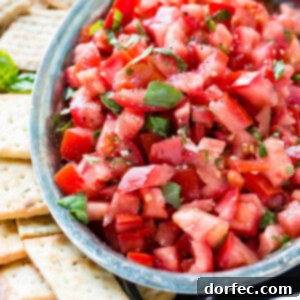 Classic Bruschetta Appetizer Recipe: The perfect way to use summer tomatoes or impress holiday guests. ohsweetbasil.com