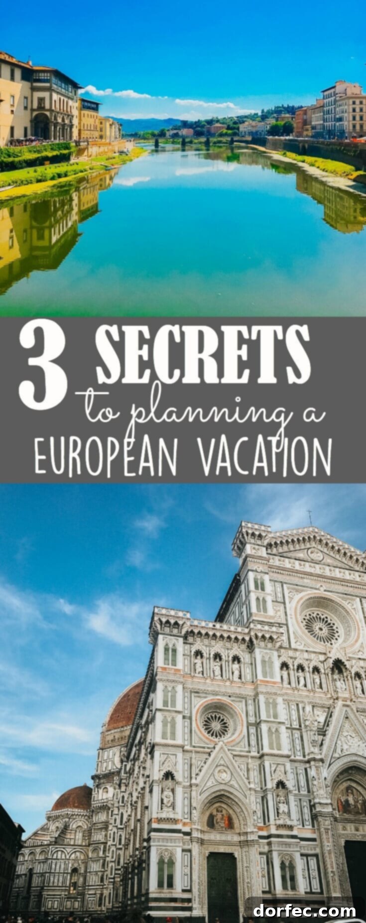 Everyone needs a friend who travels so that they can fill you in on the 3 secrets to planning a European vacation and we are going to be that friend for you. Unlock your best European adventure.