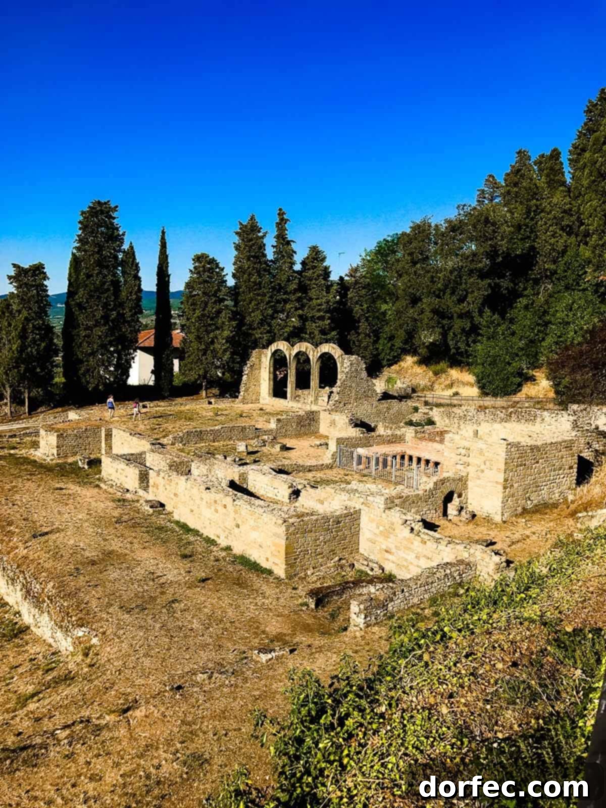 Your Perfect Florence Itinerary 17 Ancient Roman baths at the archaeological site in Fiesole, Italy