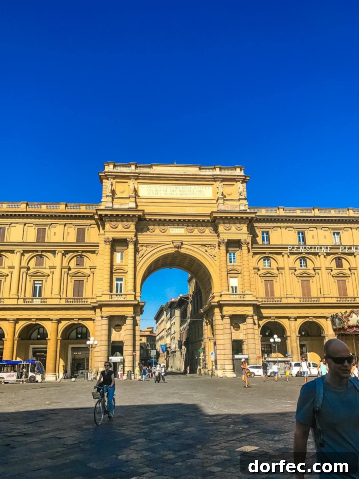 Your Perfect Florence Itinerary 3 Piazza della Repubblica, a vibrant public square in the heart of Florence, Italy