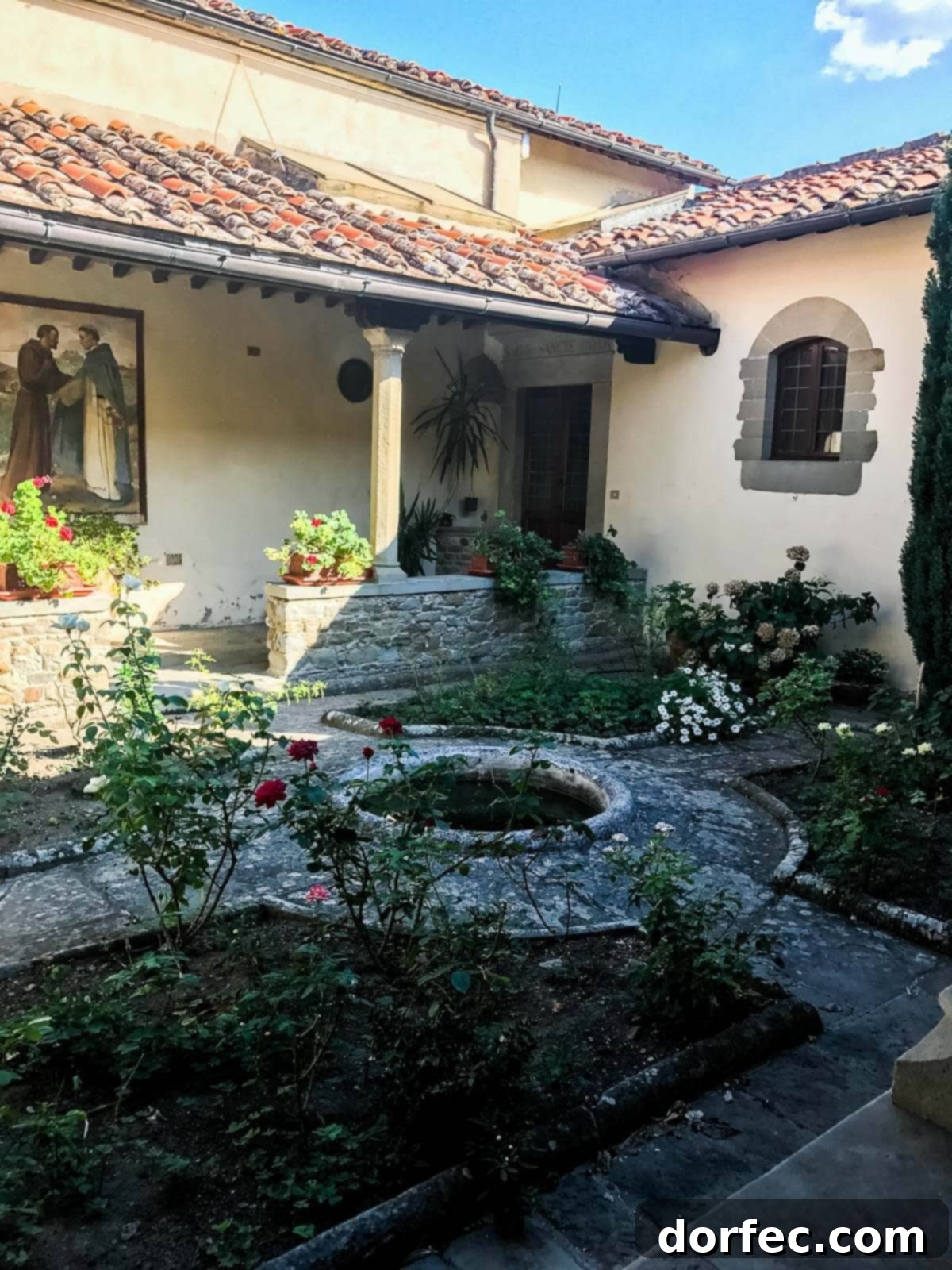 Your Perfect Florence Itinerary 20 Architectural details within San Francesco Monastery, Fiesole