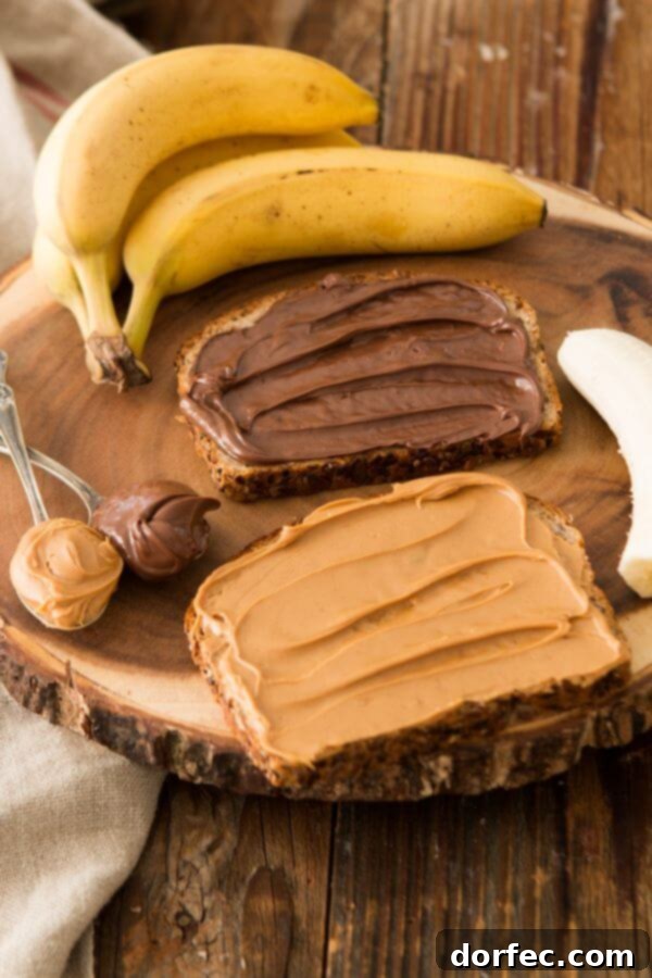 Grilled Nutella Peanut Butter and Banana Sandwich ohsweetbasil.com