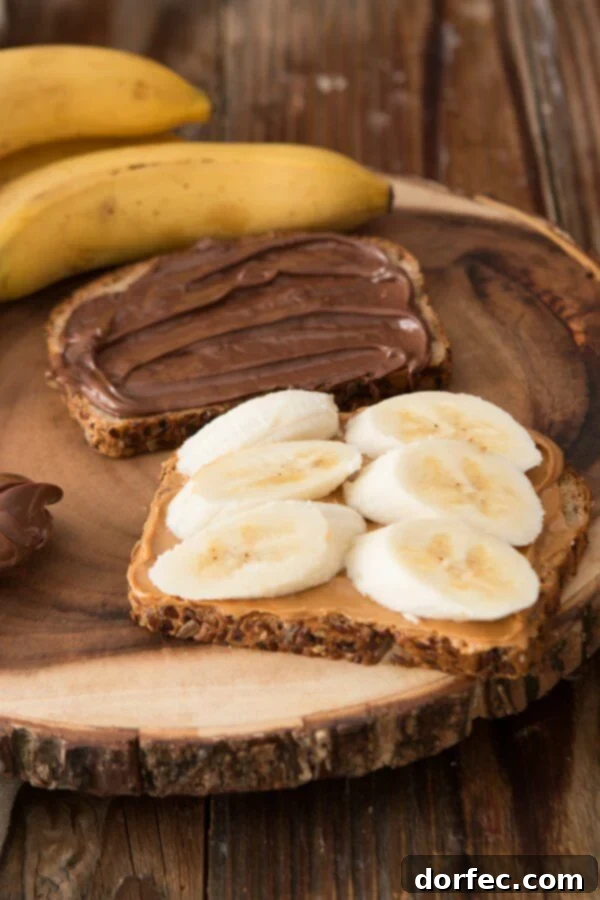Grilled nutella peanut butter and banana sandwich ohsweetbasil.com