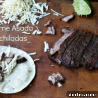 Carne Asada Enchiladas