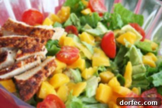 Chicken And Mango Salad with Cilantro Vinaigrette