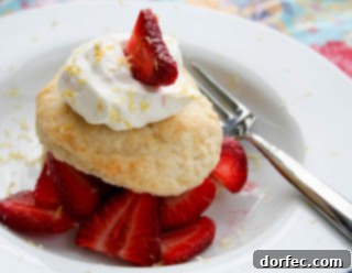 Lemon Shortcakes with Strawberries